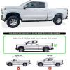 imageAPS Black 5in Side Compatible with Silverado Sierra 1500 20192025 Extended Cab ampamp 2500 3500 20202025 Exclude 19 1500 LDSilverado 1500 LTD Sierra 1500 LD 2022Stainless Steel Black