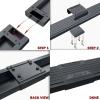 imageAPS 6in WheeltoWheel Stainless Steel Black Nerf Bars Compatible with Dodge Ram 1500 Crew Cab 65ft Bed 1925