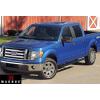 imageAPS Black Blow Molding Style Nerf Bars Running Boards Compatible with Ford F150 20092014 SuperCrew Cab Drilling Required