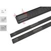 imageAPS Black OE Style Nerf Bars Running Boards Compatible with Ford F150 20092014 SuperCrew Cab