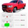 imageAPS Black Overland Slider Tubular Drop Steps Style Nerf Bars Running Boards Compatible with Ram 1500 20192024 Crew Cab Will Not Fit 2018 Previous Generation Build in 1924