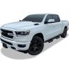 imageAPS Wheel to Wheel Black 6 Inches Tubular Drop Down Style Nerf Bars Running Boards Compatible with Ram 1500 20192024 Crew Cab 55ft Bed Exclude 1924 Ram 1500 Classic