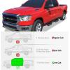 imageAPS Wheel to Wheel Black 6 Inches Tubular Drop Down Style Nerf Bars Running Boards Compatible with Ram 1500 20192024 Crew Cab 65ft Bed Exclude 1924 Ram 1500 Classic