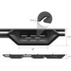 imageAPS Wheel to Wheel Black 6 Inches Tubular Drop Down Style Nerf Bars Running Boards Compatible with Ram 1500 20192024 Crew Cab 65ft Bed Exclude 1924 Ram 1500 Classic