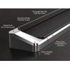 imageAPS 304 Stainless Steel Polished Silver 5 inches Running Boards Nerf Bars Side Steps Compatible with Toyota Tundra 20072021 CrewMaxAluminum Silver