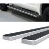 imageAPS 304 Stainless Steel Polished Silver 5 inches Running Boards Nerf Bars Side Steps Compatible with Toyota Tundra 20072021 CrewMaxAluminum Silver