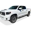 imageAPS 304 Stainless Steel Polished Silver 5 inches Running Boards Nerf Bars Side Steps Compatible with Toyota Tundra 20072021 CrewMaxStainless Steel Black