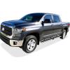 imageAPS 5in Stainless Steel Black Running Boards Compatible with Toyota Tundra 20072021 CrewMax Nerf Bars Side StepsStainless Steel Polished