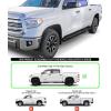 imageAPS 65in Side Armor Stainless Steel Running Boards Compatible with Toyota Tundra 20072021 CrewMax Nerf Bars Side Steps Side Bars