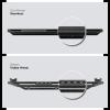 imageAPS 65in Side Armor Stainless Steel Running Boards Compatible with Toyota Tundra 20072021 CrewMax Nerf Bars Side Steps Side Bars