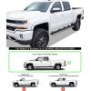 imageAPS Black 5inch 304 Stainless Steel Running Boards Nerf Bars Compatible with Chevy Silverado GMC Sierra 1500 20072018 ampamp 2500 HD 3500 HD 2019 Crew Cab Exclude 07 ClassicStainless Steel Polished