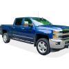 imageAPS Black 5inch 304 Stainless Steel Running Boards Nerf Bars Compatible with Chevy Silverado GMC Sierra 1500 20072018 ampamp 2500 HD 3500 HD 2019 Crew Cab Exclude 07 ClassicAluminum Black