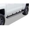 imageAPS Black 5inch 304 Stainless Steel Running Boards Nerf Bars Compatible with Chevy Silverado GMC Sierra 1500 20072018 ampamp 2500 HD 3500 HD 2019 Crew Cab Exclude 07 ClassicStainless Steel Polished