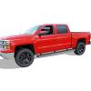 imageAPS Black 5inch 304 Stainless Steel Running Boards Nerf Bars Compatible with Chevy Silverado GMC Sierra 1500 20072018 ampamp 2500 HD 3500 HD 2019 Crew Cab Exclude 07 ClassicSilver