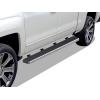 imageAPS Black 5inch 304 Stainless Steel Running Boards Nerf Bars Compatible with Chevy Silverado GMC Sierra 1500 20072018 ampamp 2500 HD 3500 HD 2019 Crew Cab Exclude 07 ClassicStainless Steel Polished