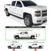 imageAPS Black 5inch 304 Stainless Steel Running Boards Nerf Bars Compatible with Chevy Silverado GMC Sierra 1500 20072018 ampamp 2500 HD 3500 HD 2019 Crew Cab Exclude 07 ClassicPolished