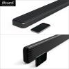 imageAPS Premium 4in Black Running Boards Compatible with Toyota Tundra CrewMax Cab 0721