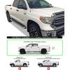 imageAPS Silver Running Board Style Running Boards Nerf Bars Side Steps Compatible with Toyota Tundra 20072021 CrewMaxAluminum Silver