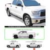 imageAPS Silver Running Board Style Running Boards Nerf Bars Side Steps Compatible with Toyota Tundra 20072021 CrewMaxAluminum Silver