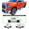 imageAPS Stainless Steel Pocket Steps Running Boards Side Bars Compatible with Toyota Tundra 20072021 CrewMaxBlack