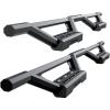 imageAPS Stainless Steel Pocket Steps Running Boards Side Bars Compatible with Toyota Tundra 20072021 CrewMaxBlack