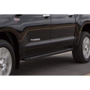 imageAPS Black Blow Molding Style Nerf Bars Running Boards Compatible with Toyota Tundra 20072021 CrewMaxBlack