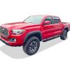 imageAPS 5in WheeltoWheel Black Nerf Bars Compatible with Toyota Tacoma Double Crew Cab 5ft 0523