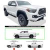 imageAPS 5in WheeltoWheel Black Nerf Bars Compatible with Toyota Tacoma Double Crew Cab 5ft 0523