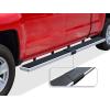 imageAPS 6in WheeltoWheel Side Steps Compatible with Silverado Sierra Crew Cab 65ft Bed 0718