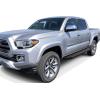 imageAPS 6inch Black Powder Coated Flat Style Running Boards Nerf Bars Side Steps Compatible with Toyota Tacoma 20052023 Double Crew Cab