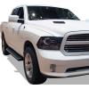 imageAPS 6inch Stainless Steel Polished Flat Style Running Boards Side Bars Side Steps Compatible with Dodge Ram 1500 20092018 Quad CabAluminum Black