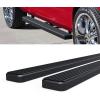 imageAPS 6inch Stainless Steel Polished Flat Style Running Boards Side Bars Side Steps Compatible with Dodge Ram 1500 20092018 Quad CabAluminum Black