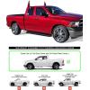 imageAPS 6inch Stainless Steel Polished Flat Style Running Boards Side Bars Side Steps Compatible with Dodge Ram 1500 20092018 Quad CabAluminum Black
