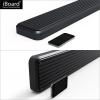 imageAPS 6inch Stainless Steel Polished Flat Style Running Boards Side Bars Side Steps Compatible with Dodge Ram 1500 20092018 Quad CabAluminum Black
