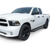 imageAPS 6inch Stainless Steel Polished Flat Style Running Boards Side Bars Side Steps Compatible with Dodge Ram 1500 20092018 Quad CabAluminum Black
