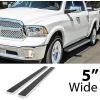 imageAPS 6inch Stainless Steel Polished Flat Style Running Boards Side Bars Side Steps Compatible with Dodge Ram 1500 20092018 Quad CabAluminum Silver