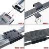 imageAPS 6inch Stainless Steel Polished Flat Style Running Boards Side Bars Side Steps Compatible with Dodge Ram 1500 20092018 Quad CabAluminum Silver