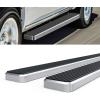 imageAPS 6inch Stainless Steel Polished Flat Style Running Boards Side Bars Side Steps Compatible with Dodge Ram 1500 20092018 Quad CabAluminum Silver