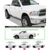 imageAPS 6inch Stainless Steel Polished Flat Style Running Boards Side Bars Side Steps Compatible with Dodge Ram 1500 20092018 Quad CabAluminum Silver