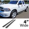 imageAPS 6inch Stainless Steel Polished Flat Style Running Boards Side Bars Side Steps Compatible with Dodge Ram 1500 20092018 Quad CabAluminum Silver