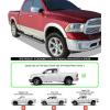 imageAPS 6inch Stainless Steel Polished Flat Style Running Boards Side Bars Side Steps Compatible with Dodge Ram 1500 20092018 Quad CabAluminum Silver