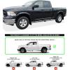 imageAPS 6inch Stainless Steel Polished Flat Style Running Boards Side Bars Side Steps Compatible with Dodge Ram 1500 20092018 Quad CabAluminum Silver