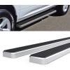 imageAPS 6inch Stainless Steel Polished Flat Style Running Boards Side Bars Side Steps Compatible with Dodge Ram 1500 20092018 Quad CabAluminum Silver