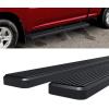 imageAPS 6inch Stainless Steel Polished Flat Style Running Boards Side Bars Side Steps Compatible with Dodge Ram 1500 20092018 Quad CabBlack