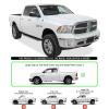 imageAPS 6inch Stainless Steel Polished Flat Style Running Boards Side Bars Side Steps Compatible with Dodge Ram 1500 20092018 Quad CabPolished