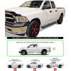 imageAPS 6inch Stainless Steel Polished Flat Style Running Boards Side Bars Side Steps Compatible with Dodge Ram 1500 20092018 Quad CabStainless Steel Black