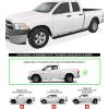 imageAPS 6inch Stainless Steel Polished Flat Style Running Boards Side Bars Side Steps Compatible with Dodge Ram 1500 20092018 Quad CabStainless Steel Black
