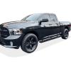 imageAPS 6inch Stainless Steel Polished Flat Style Running Boards Side Bars Side Steps Compatible with Dodge Ram 1500 20092018 Quad CabStainless Steel Black