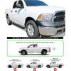 imageAPS 6inch Stainless Steel Polished Flat Style Running Boards Side Bars Side Steps Compatible with Dodge Ram 1500 20092018 Quad CabStainless Steel Black
