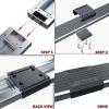 imageAPS 6inch Stainless Steel Polished Flat Style Running Boards Side Bars Side Steps Compatible with Dodge Ram 1500 20092018 Quad CabStainless Steel Polished